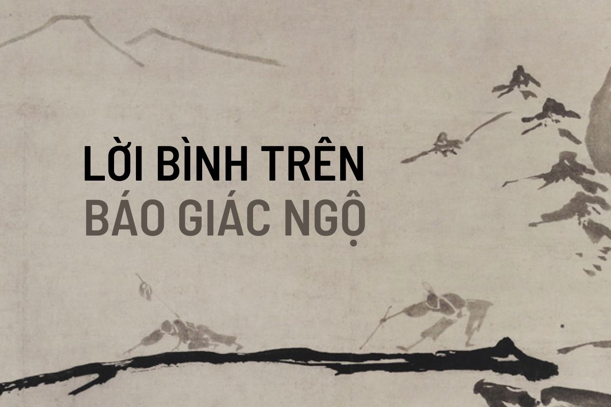 Bình luận trên Báo Giác Ngộ