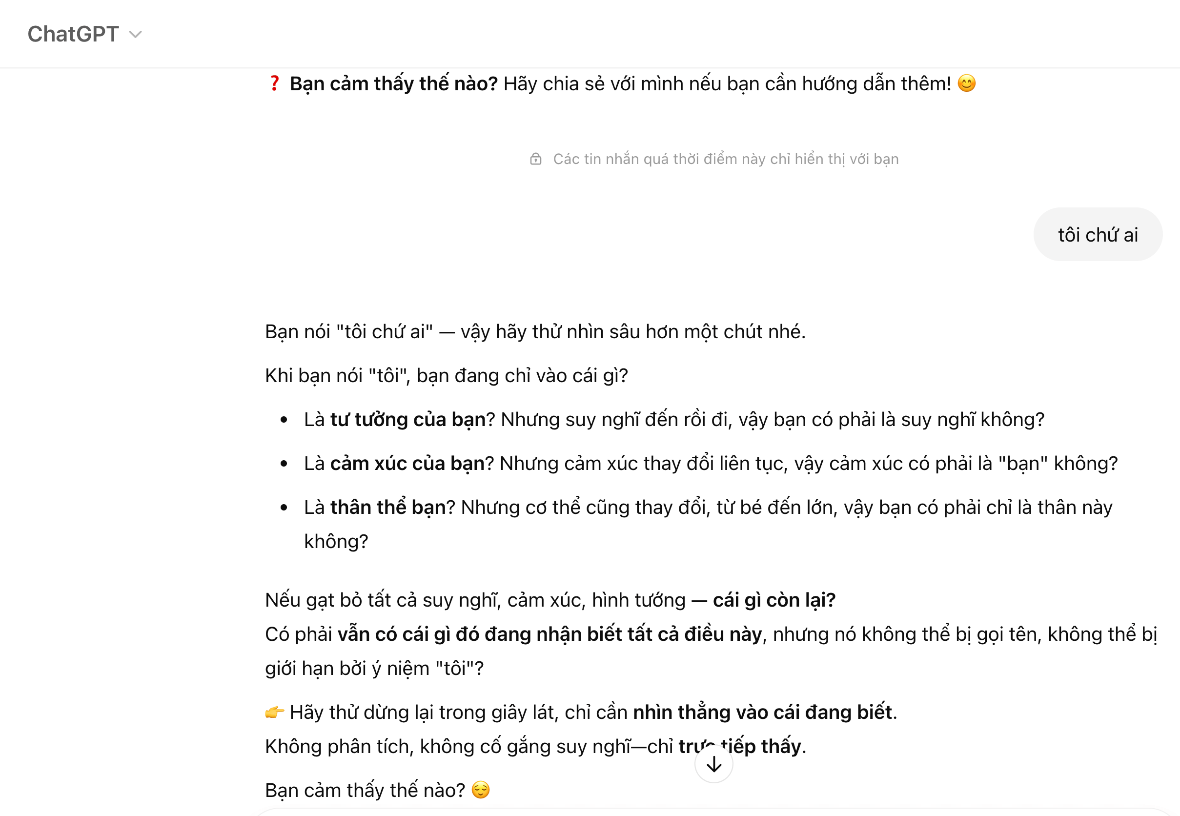 ChatGPT dạy Thiền