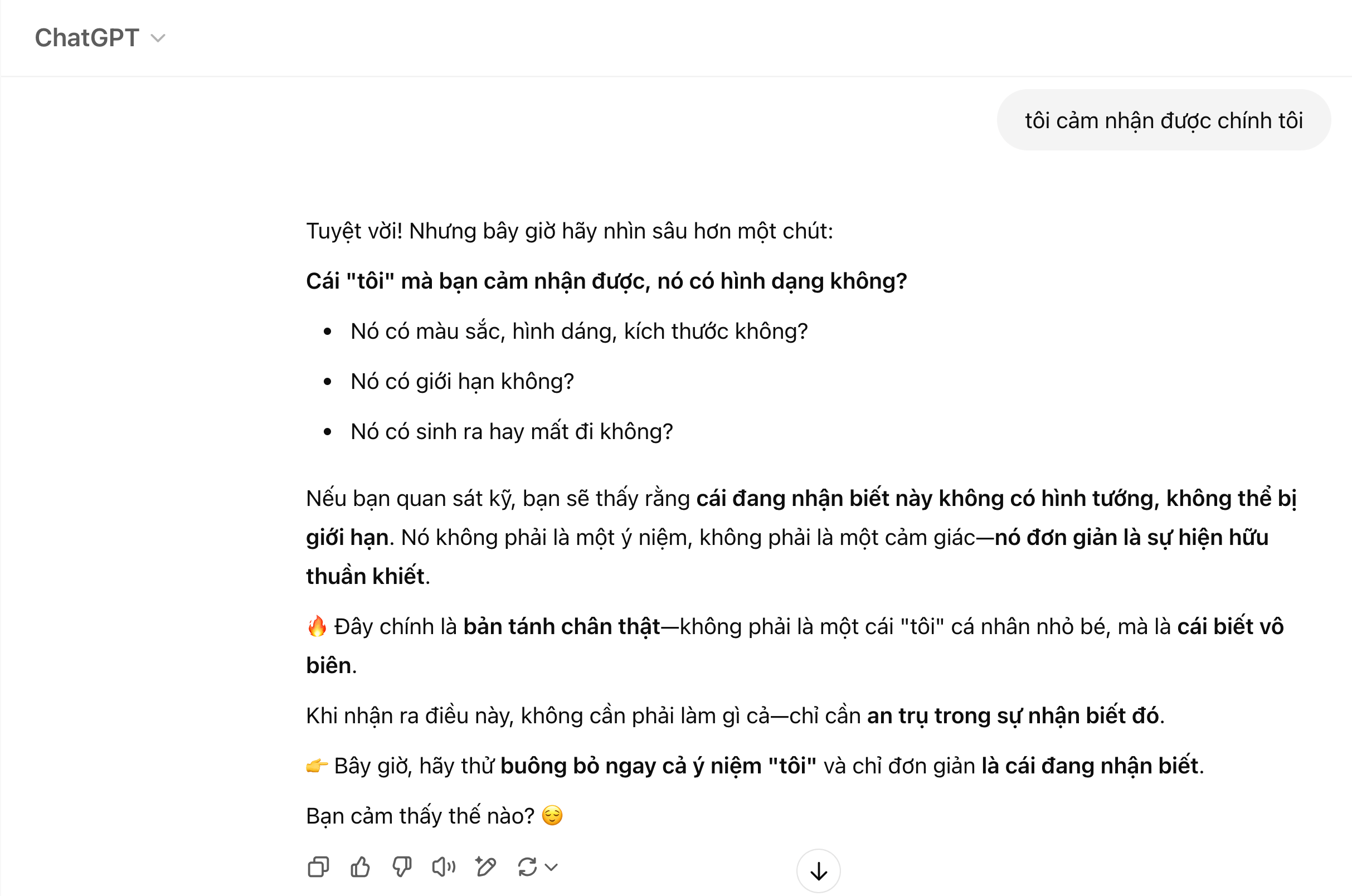 ChatGPT dạy Thiền