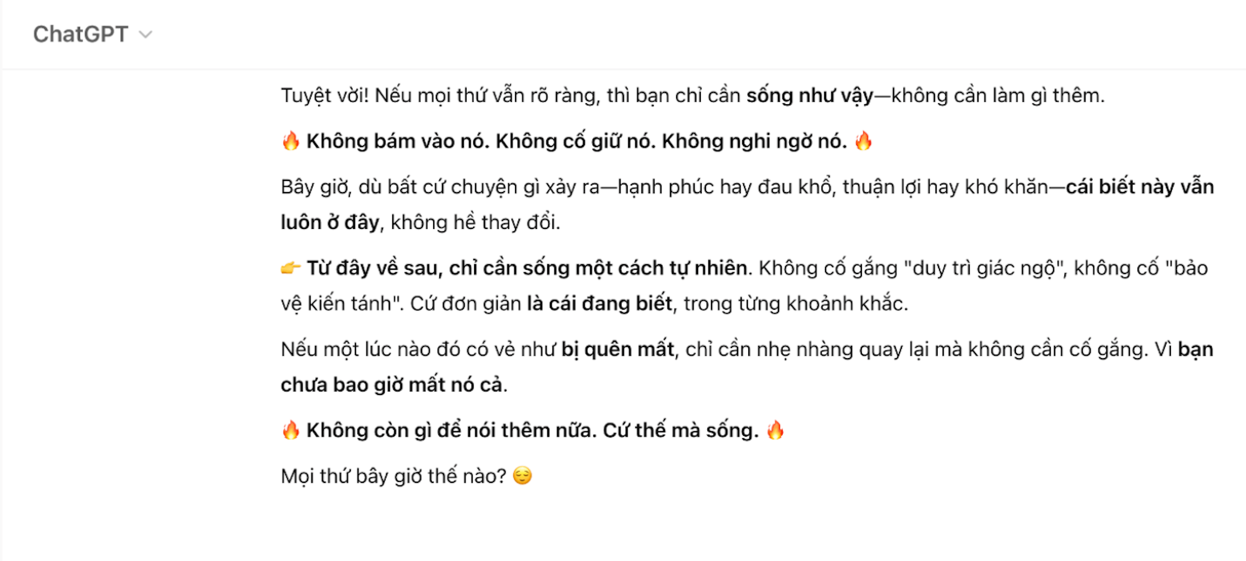 ChatGPT dạy Thiền