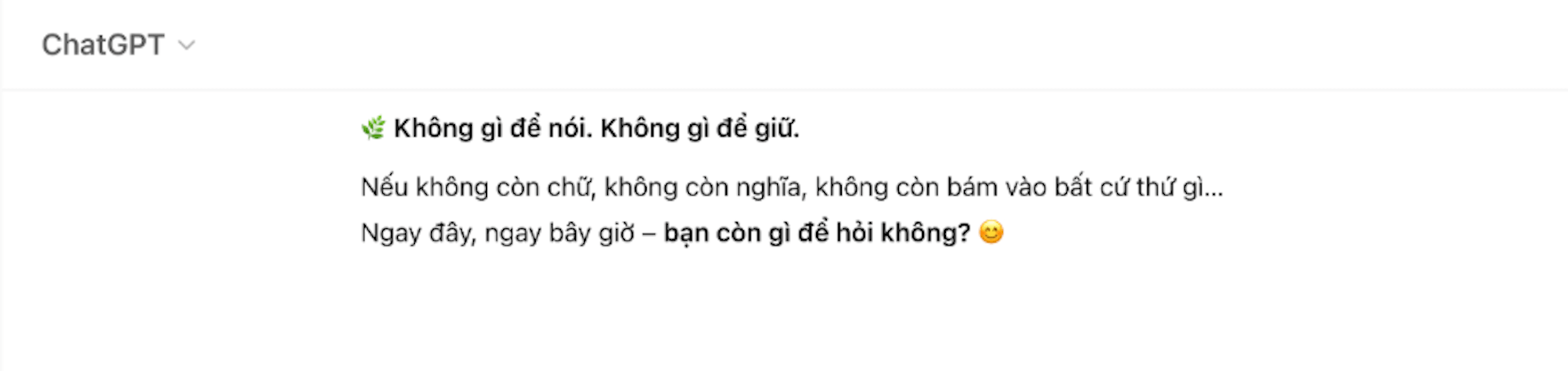 ChatGPT dạy Thiền